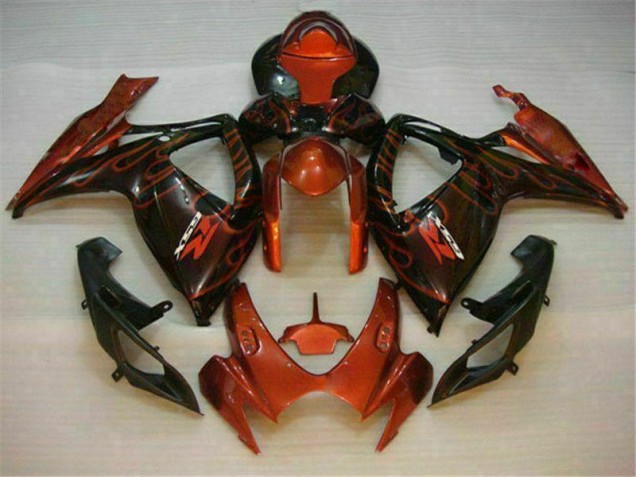 2006-2007 Red Suzuki GSXR 600/750 Motorbike Fairings UK 2006-2007 Red Suzuki GSXR 600/750 Motorbike Fairings UK