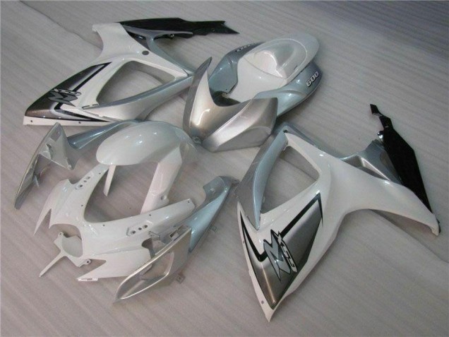 2006-2007 White Silver Suzuki GSXR 600/750 Motorcycle Fairing UK 2006-2007 White Silver Suzuki GSXR 600/750 Motorcycle Fairing UK