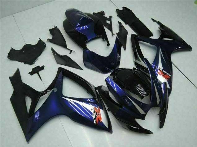 2006-2007 Black Blue Suzuki GSXR 600/750 Motorbike Fairing Kits UK 2006-2007 Black Blue Suzuki GSXR 600/750 Motorbike Fairing Kits UK