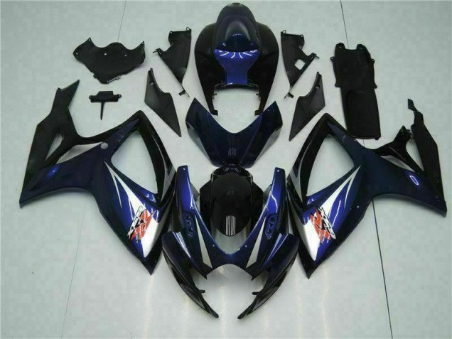 2006-2007 Black Blue Suzuki GSXR 600/750 Motorbike Fairing Kits UK 2006-2007 Black Blue Suzuki GSXR 600/750 Motorbike Fairing Kits UK
