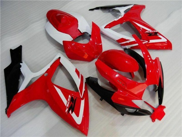 2006-2007 Red White Suzuki GSXR 600/750 Motorbike Fairing UK 2006-2007 Red White Suzuki GSXR 600/750 Motorbike Fairing UK