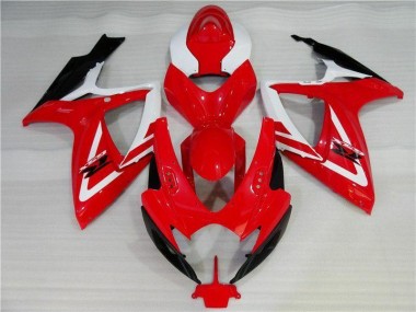 2006-2007 Red White Suzuki GSXR 600/750 Motorbike Fairing UK