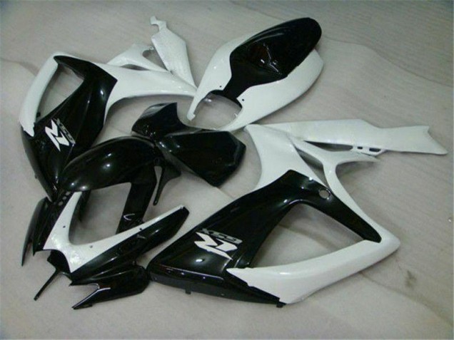 2006-2007 Black White Suzuki GSXR 600/750 Motorcycle Replacement Fairings UK 2006-2007 Black White Suzuki GSXR 600/750 Motorcycle Replacement Fairings UK