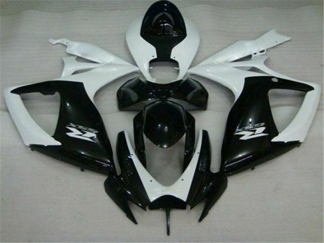 2006-2007 Black White Suzuki GSXR 600/750 Motorcycle Replacement Fairings UK 2006-2007 Black White Suzuki GSXR 600/750 Motorcycle Replacement Fairings UK
