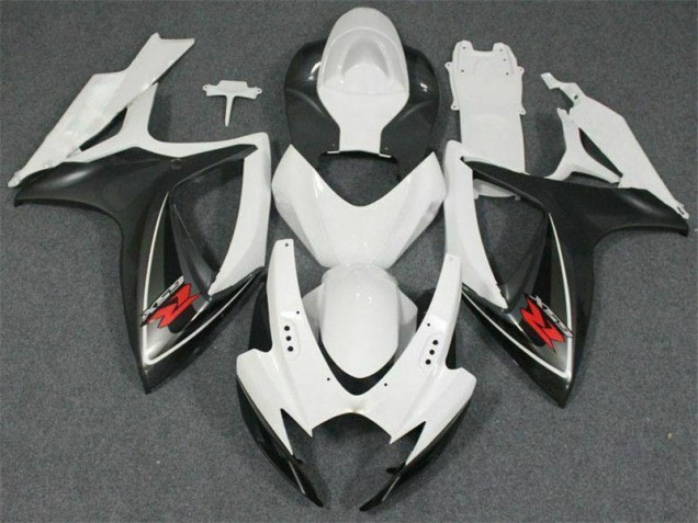 2006-2007 White Suzuki GSXR 600/750 Motorcycle Fairing Kits UK 2006-2007 White Suzuki GSXR 600/750 Motorcycle Fairing Kits UK