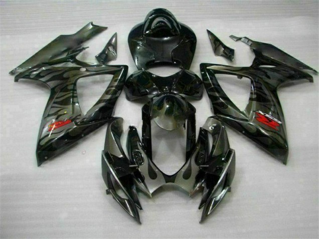 2006-2007 Black Suzuki GSXR 600/750 Motorbike Fairing UK 2006-2007 Black Suzuki GSXR 600/750 Motorbike Fairing UK