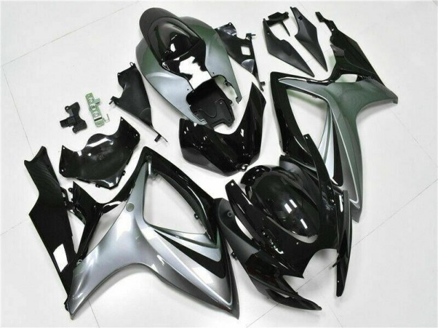 2006-2007 Black Suzuki GSXR 600/750 Motor Bike Fairings UK 2006-2007 Black Suzuki GSXR 600/750 Motor Bike Fairings UK
