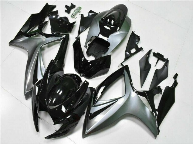 2006-2007 Black Suzuki GSXR 600/750 Motor Bike Fairings UK 2006-2007 Black Suzuki GSXR 600/750 Motor Bike Fairings UK
