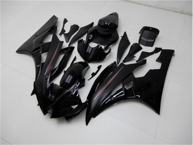 2006-2007 Glossy Matte Black Yamaha YZF R6 Motor Bike Fairings UK 2006-2007 Glossy Matte Black Yamaha YZF R6 Motor Bike Fairings UK