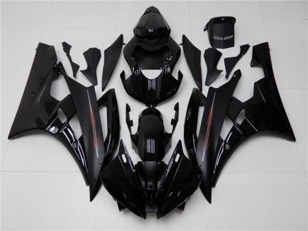 2006-2007 Glossy Matte Black Yamaha YZF R6 Motor Bike Fairings UK 2006-2007 Glossy Matte Black Yamaha YZF R6 Motor Bike Fairings UK