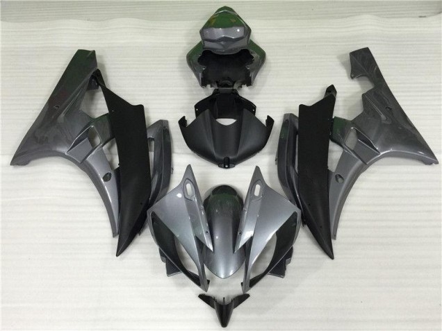 2006-2007 Grey Black Yamaha YZF R6 Bike Fairing Kit UK 2006-2007 Grey Black Yamaha YZF R6 Bike Fairing Kit UK