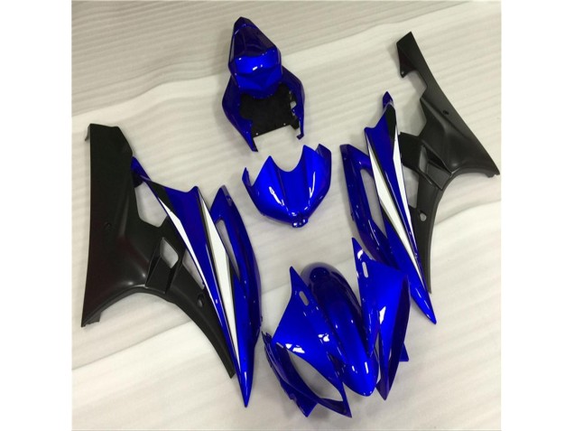 2006-2007 Blue Black Yamaha YZF R6 Motorcycle Fairings Kits UK 2006-2007 Blue Black Yamaha YZF R6 Motorcycle Fairings Kits UK
