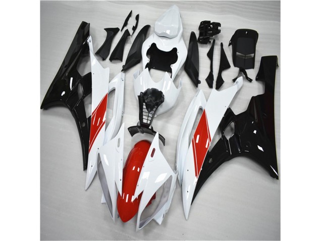 2006-2007 Red White Black Yamaha YZF R6 Moto Fairings UK 2006-2007 Red White Black Yamaha YZF R6 Moto Fairings UK