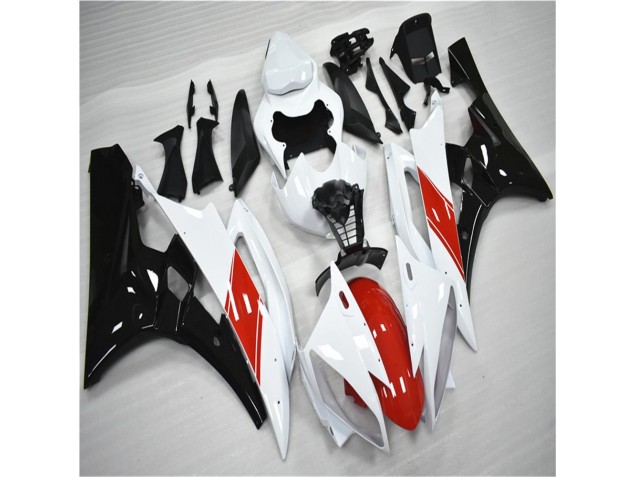 2006-2007 Red White Black Yamaha YZF R6 Moto Fairings UK 2006-2007 Red White Black Yamaha YZF R6 Moto Fairings UK