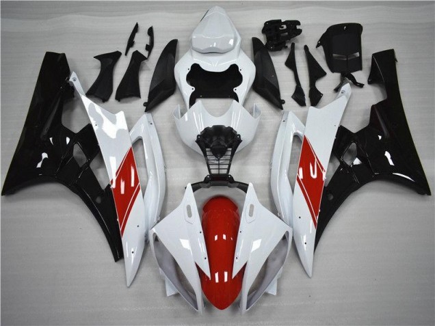 2006-2007 Red White Black Yamaha YZF R6 Moto Fairings UK 2006-2007 Red White Black Yamaha YZF R6 Moto Fairings UK