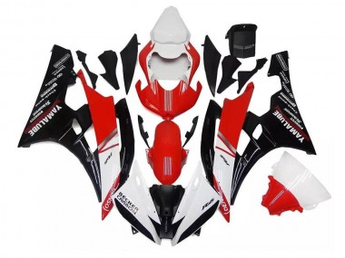 2006-2007 White Red Black Yamaha YZF R6 Replacement Fairings UK