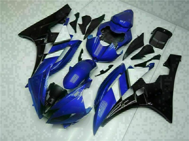 2006-2007 Blue Black Yamaha YZF R6 Motorcycle Fairing Kit UK 2006-2007 Blue Black Yamaha YZF R6 Motorcycle Fairing Kit UK