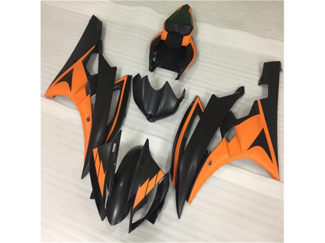 2006-2007 Orange Black Yamaha YZF R6 Bike Fairings UK 2006-2007 Orange Black Yamaha YZF R6 Bike Fairings UK