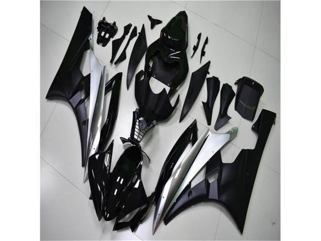 2006-2007 Silver Black Yamaha YZF R6 Bike Fairing UK 2006-2007 Silver Black Yamaha YZF R6 Bike Fairing UK