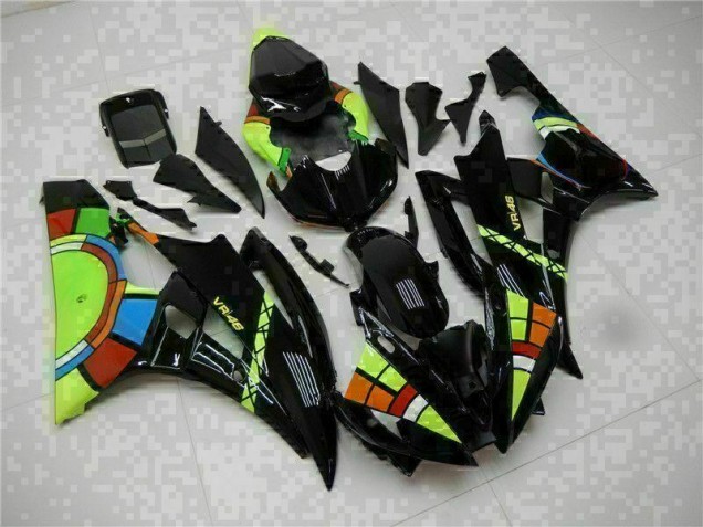 2006-2007 Black Yamaha YZF R6 Motorcycle Replacement Fairings UK 2006-2007 Black Yamaha YZF R6 Motorcycle Replacement Fairings UK