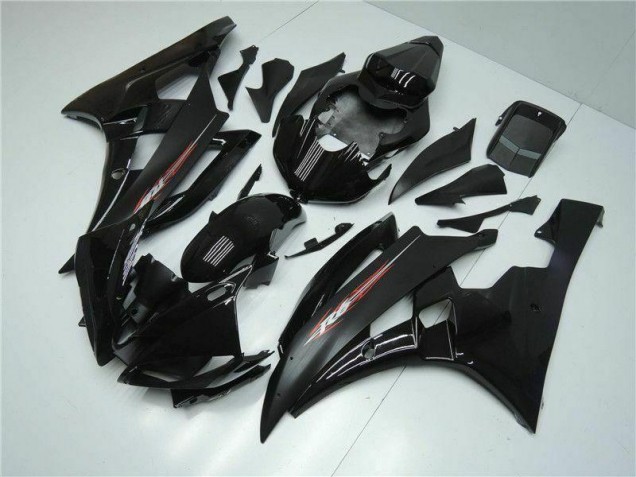 2006-2007 Black Yamaha YZF R6 Motorbike Fairings UK 2006-2007 Black Yamaha YZF R6 Motorbike Fairings UK