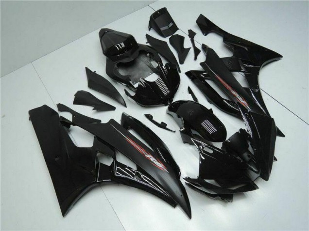 2006-2007 Black Yamaha YZF R6 Motorbike Fairings UK