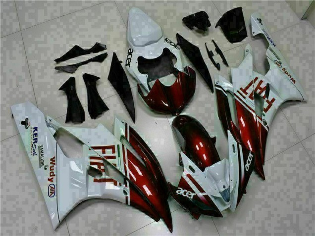 2006-2007 Brown White Yamaha YZF R6 Motorcycle Fairing Kit UK 2006-2007 Brown White Yamaha YZF R6 Motorcycle Fairing Kit UK