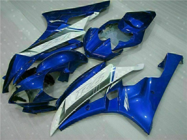 2006-2007 Blue White Yamaha YZF R6 Bike Fairings UK 2006-2007 Blue White Yamaha YZF R6 Bike Fairings UK