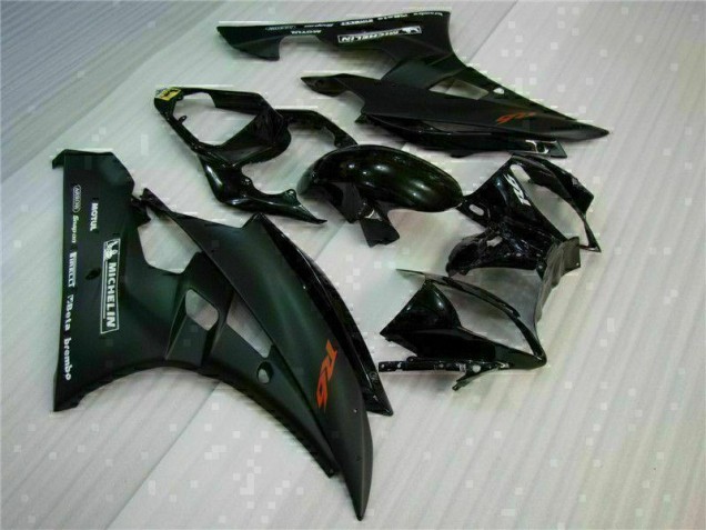 2006-2007 Black Yamaha YZF R6 Motorbike Fairing Kits UK 2006-2007 Black Yamaha YZF R6 Motorbike Fairing Kits UK