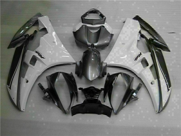 2006-2007 White Silver Yamaha YZF R6 Moto Fairings UK 2006-2007 White Silver Yamaha YZF R6 Moto Fairings UK