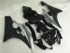 2006-2007 Silver Black Yamaha YZF R6 Motorbike Fairing UK 2006-2007 Silver Black Yamaha YZF R6 Motorbike Fairing UK