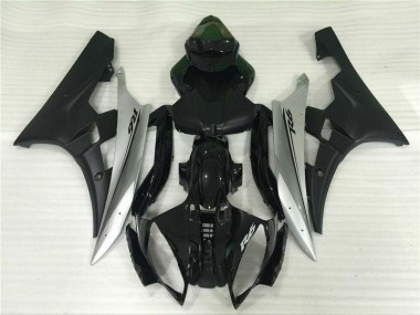 2006-2007 Silver Black Yamaha YZF R6 Motorbike Fairing UK