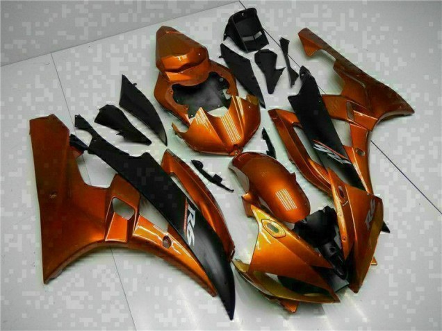 2006-2007 Orange Yamaha YZF R6 Motorbike Fairing Kits UK 2006-2007 Orange Yamaha YZF R6 Motorbike Fairing Kits UK