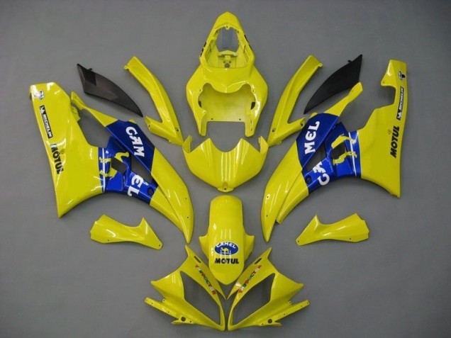 2006-2007 Camel Yamaha YZF R6 Motorcyle Fairings UK 2006-2007 Camel Yamaha YZF R6 Motorcyle Fairings UK