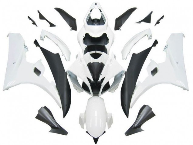 2006-2007 White Black Yamaha YZF R6 Motorcycle Fairings UK 2006-2007 White Black Yamaha YZF R6 Motorcycle Fairings UK