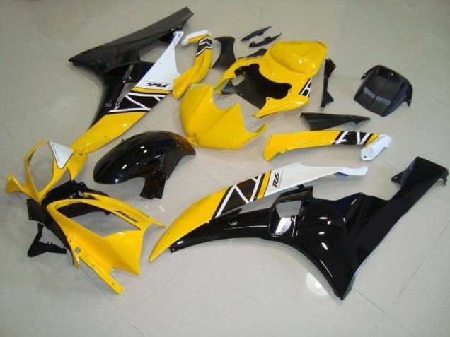 2006-2007 Yellow Yamaha YZF R6 Motorbike Fairings UK 2006-2007 Yellow Yamaha YZF R6 Motorbike Fairings UK