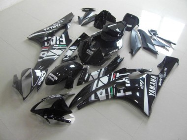 2006-2007 Black Fiat Yamaha YZF R6 Bike Fairing UK