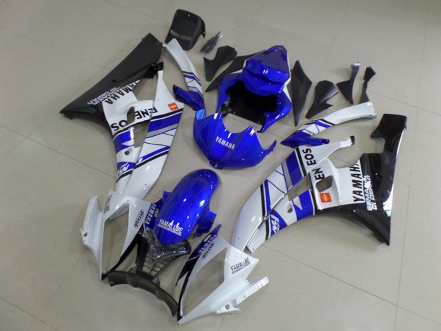 2006-2007 Blue Blue White ENEOS Yamaha YZF R6 Motorbike Fairing UK 2006-2007 Blue Blue White ENEOS Yamaha YZF R6 Motorbike Fairing UK