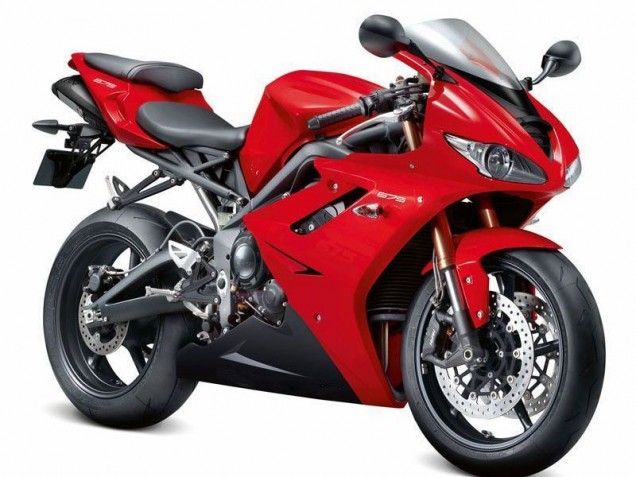 2006-2008 Red Black Triumph Daytona 675 Triple Motorcycle Fairings UK 2006-2008 Red Black Triumph Daytona 675 Triple Motorcycle Fairings UK