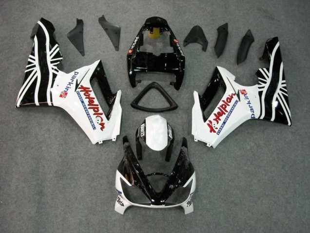 2006-2008 Black White Triumph Daytona 675 Triple Bike Fairings UK 2006-2008 Black White Triumph Daytona 675 Triple Bike Fairings UK