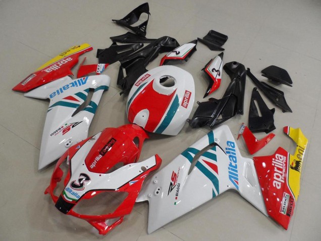2006-2011 Red and Wihte Aprilia RS125 Bike Fairings UK 2006-2011 Red and Wihte Aprilia RS125 Bike Fairings UK