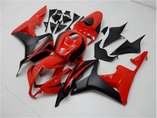 2007-2008 Black Red Honda CBR600RR Motorcycle Fairing Kit UK 2007-2008 Black Red Honda CBR600RR Motorcycle Fairing Kit UK