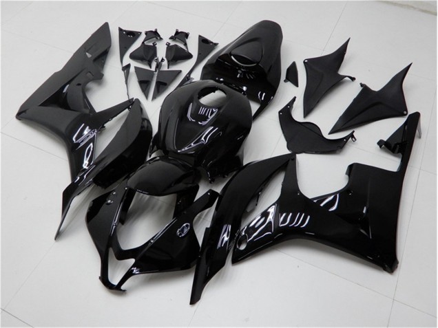 2007-2008 Glossy Black Honda CBR600RR Bike Fairings UK 2007-2008 Glossy Black Honda CBR600RR Bike Fairings UK