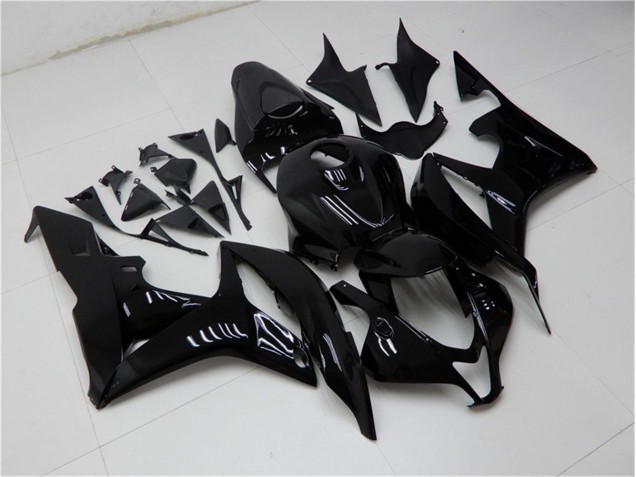 2007-2008 Glossy Black Honda CBR600RR Bike Fairings UK 2007-2008 Glossy Black Honda CBR600RR Bike Fairings UK