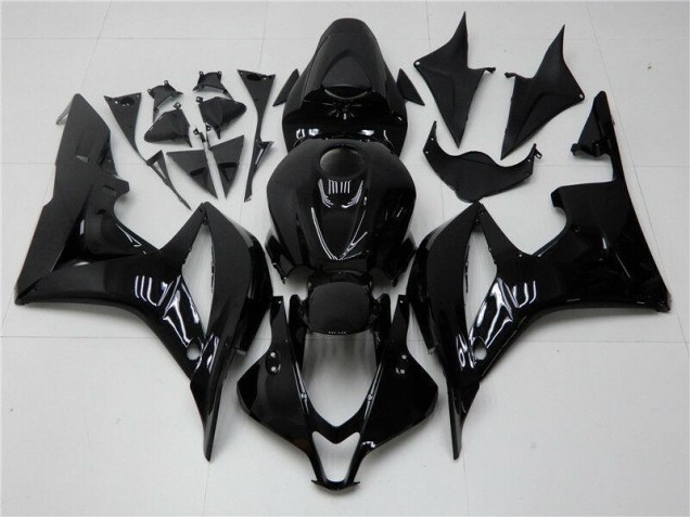 2007-2008 Glossy Black Honda CBR600RR Bike Fairings UK 2007-2008 Glossy Black Honda CBR600RR Bike Fairings UK