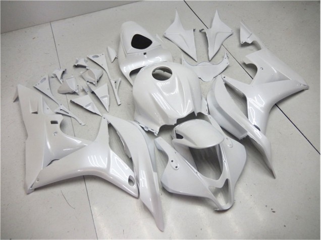 2007-2008 Pearl White Honda CBR600RR Motorbike Fairing UK 2007-2008 Pearl White Honda CBR600RR Motorbike Fairing UK