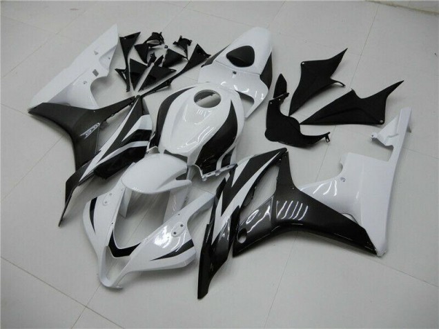 2007-2008 White Black Honda CBR600RR Motorbike Fairing UK 2007-2008 White Black Honda CBR600RR Motorbike Fairing UK