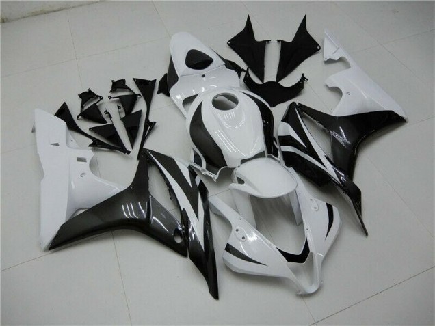 2007-2008 White Black Honda CBR600RR Motorbike Fairing UK 2007-2008 White Black Honda CBR600RR Motorbike Fairing UK