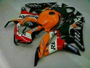2007-2008 Orange Black Repsol Honda CBR600RR Motorcycle Replacement Fairings UK