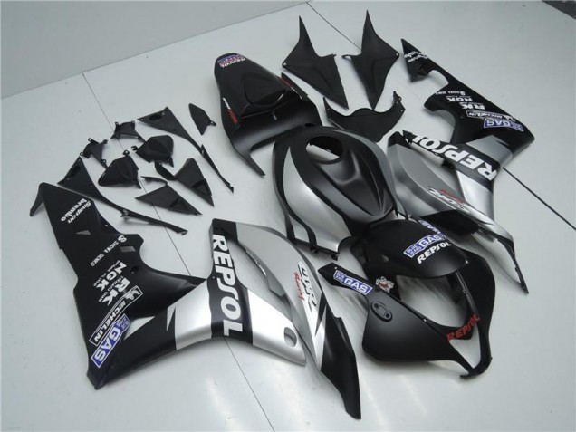 2007-2008 Silver Repsol Black Honda CBR600RR Bike Fairings UK 2007-2008 Silver Repsol Black Honda CBR600RR Bike Fairings UK
